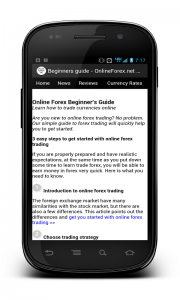 Beginners guide in forex app