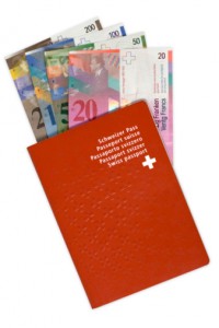 Swiss currency and banking, passport